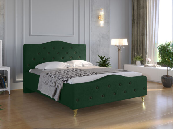 Łóżko GLAMOUR GUZIK  200x200 - obrazek 12