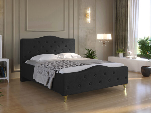Łóżko GLAMOUR GUZIK  200x200 - obrazek 11