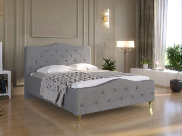 Łóżko GLAMOUR GUZIK  200x200 - obrazek 9