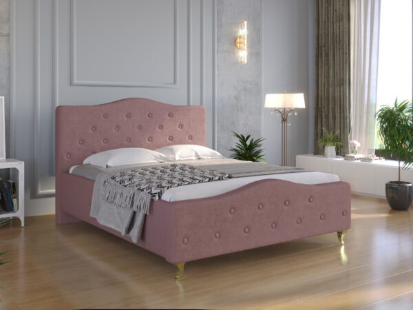 Łóżko GLAMOUR GUZIK  200x200 - obrazek 6
