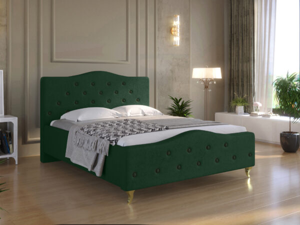 Łóżko GLAMOUR GUZIK  200x200 - obrazek 3