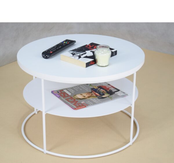 Stolik Kawowy ESPRESSO - BIAŁY STELAŻ - obrazek 5